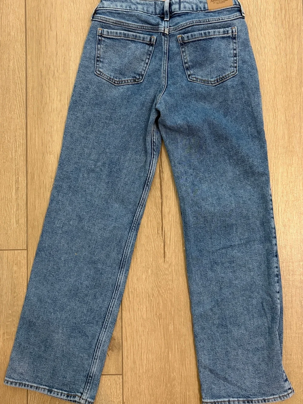 Abercrombie kids low rise baggy jeans